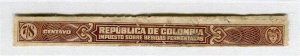 COLOMBIA; 1890s early classic Tobacco Revenue value