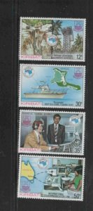 KIRIBATI #444-447 1984 AUSIPEX 84' MINT VF NH O.G