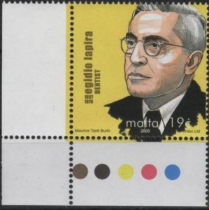 Malta 1209 (mnh) 19c Dr. Egidio Lapida (2005)