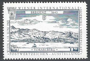 WIPA 1965, International Philatelic Exhibition, Vienna, Austria, Poster Stamp