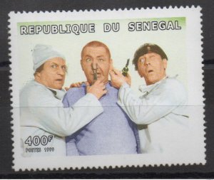 Senegal 1999 - Mi. 1887 400 F The Three Stooges New MNH RARE Scarce-