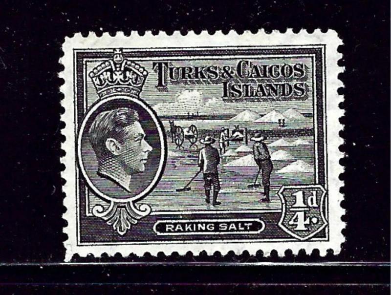 Turks and Caicos 77-89 MNH 1938-45 Definitive Set