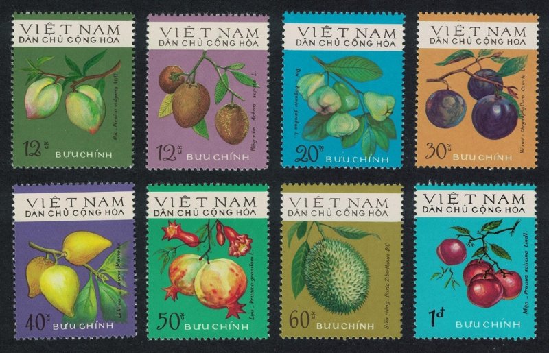 Vietnam Fruit 8v 1975 MNH SC#768-775 SG#N817-N824 MI#803-810