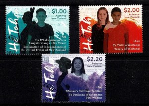 New Zealand 2017 He Tohu  Set of 3 Used