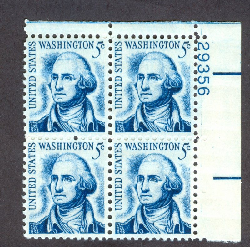 US Scott 1283B Plate Block MNH OG