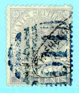 Straits Settlements, Scott #12, Used