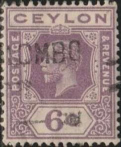 Ceylon,#231  Used From 1921-33