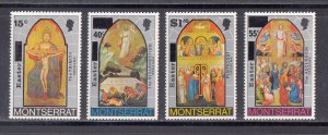 Monserrat Scott #333-336 MH