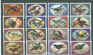 Zambia #623-638  Single (Complete Set)