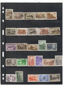 RUSSIA COLLECTION ON STOCK SHEET MINT/USED