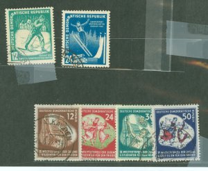 German Democratic Republic (DDR) #85-8/94-5 Used Single (Complete Set)