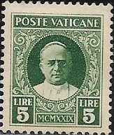 1929 Vatican City SC# 12 Used