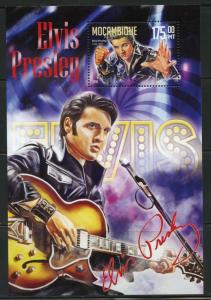 MOZAMBIQUE  2016 ELVIS PRESLEY  SOUVENIR  SHEET MINT NEVER HINGED