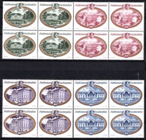 Liechtenstein Scott # 624 - 627, mint nh, b/4 each