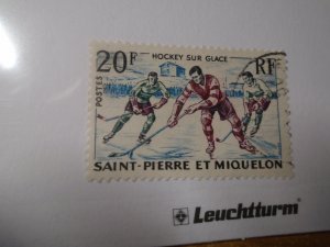 St Pierre & Miquelon  #  358  used