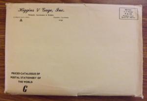 Higgins & Gage Postal Stationery Catalog  ~  GABON to GUINEA (114 Pages)