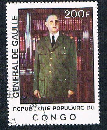 Congo PR 430 Used de Gaulle (BP454)