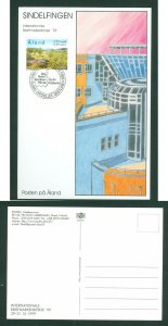 Aland. Card 1999. Int. Briefmarkenborse99 Sindelfingen,Germany. Scott # 157.