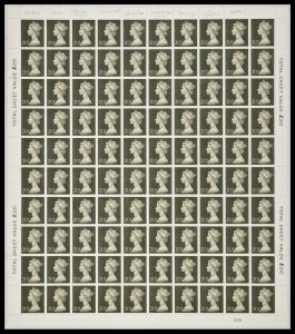 20p machin Full Sheet Cyl 61A UNMOUNTED MINT/MNH