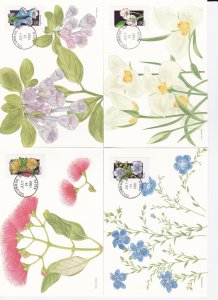 United States # 2647-96, Wildflowers Set of 50 Different on Fleetwood Post Card