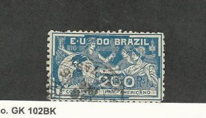 Brazil, Postage Stamp, #173 Used, 1906