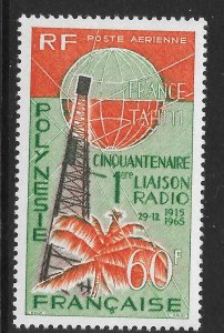 FRENCH POLYNESIA SG51 1965 FIRST RADIO LINK ANNIV. MNH