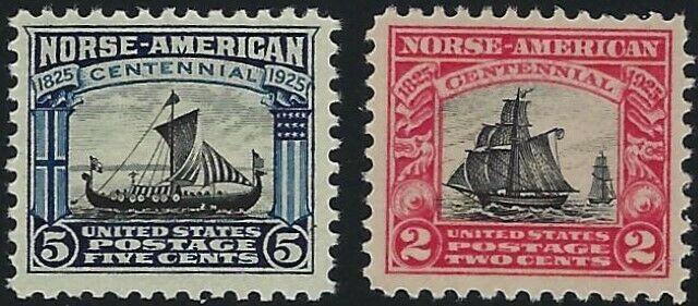 U.S. #620-21 M/NH 25% of SCV. $20.00   **FREE Domestic SHIPPING**