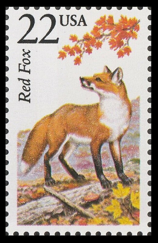 2335 Red Fox North American Wildlife MNH single