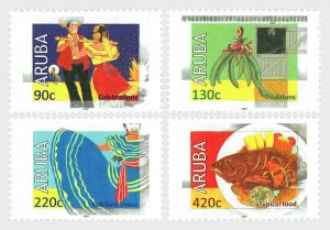 Aruba 2018 MNH Stamps Scott 599-602 Culture Dance Traditional Food