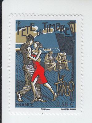 2015 France Stamp Day Tango (Scott 4889) MNH