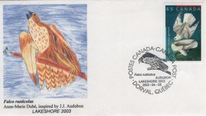 Canada 2003 Cover Sc 1983 65c Gyrfalcon Commemorative cancel