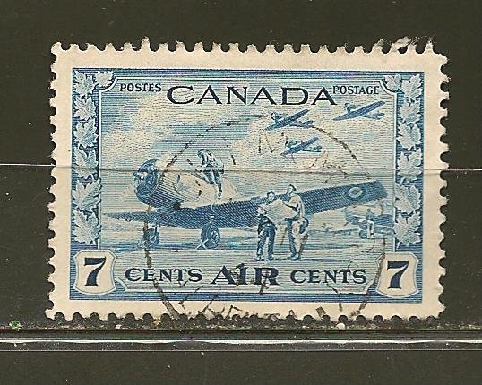 Canada C8 Planes Airmail Used