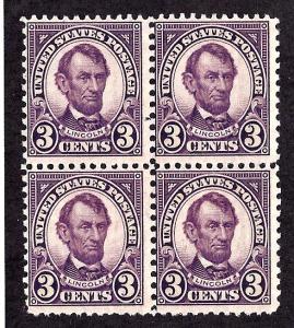 635 Mint,OG,NH... Block of 4... SCV $4.80