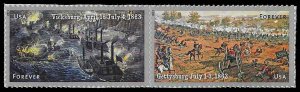 PCBstamps  US #4787/4788a Pair 92c(2x46c)The Civil War, MNH, (15)