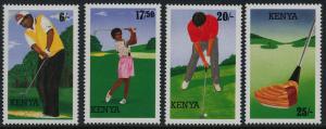 Kenya 642-5 MNH Sports, Golf