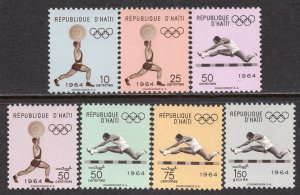 176 - Haiti 1964 - Olympic Games - MNH Set