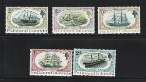 FALKLAND ISLANDS   MNH SC 192-196