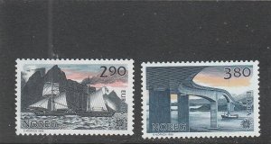 Norway  Scott#  928-929  MNH  (1988 Transport)