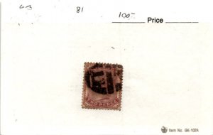 Great Britain, Postage Stamp, #81 Used, 1880 Queen Victoria (AH)