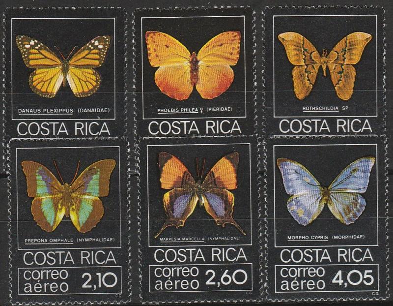 Costa Rica #C759-64  MNH CV $53.00 (A17421)