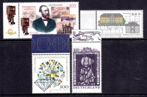 Germany 1997 Mint MNH Accumulation SC 1961,1962,1963,1964