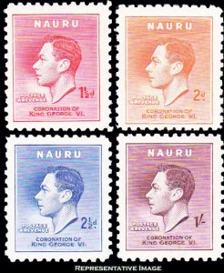 Nauru Scott 35-38 Mint never hinged.