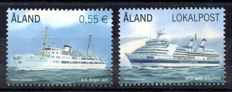 ALAND - SHIPS - FERRY - BIRGER JARL-SALLY ALBATROS - 2013  