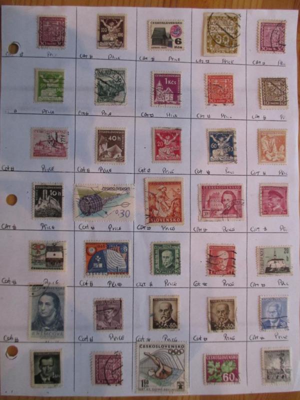 ~175 Czechoslovakia - Hinged On Pages - Unchecked - See Scans (#15)