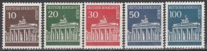 Germany #9N251-5 MNH  CV $5.55  (A2428)