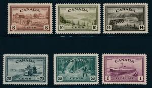 Canada 268-273 Mint LH/NH cpl. set