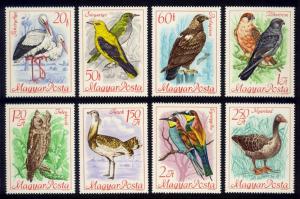 Hungary Sc# 1889-96 MNH Birds