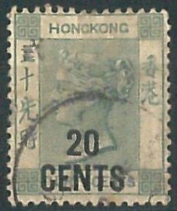 70384i -  HONG KONG - STAMP : Stanley Gibbons # 48 or 48a -   USED