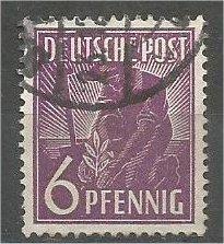 GERMANY, 1947, used 6ph, Planting Olive. Scott 558