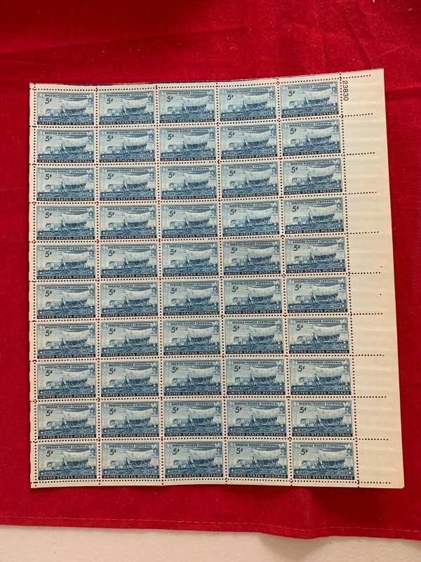 MNH Scott # 958 ~ 1948 5¢ SWEDISH PIONEER ISSUE SHEET 50 STAMPS